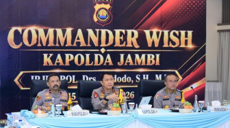 Kapolda Jambi Sampaikan Commander Wish, Tekankan Pelayanan Publik dan Penegakan Hukum Berkeadilan